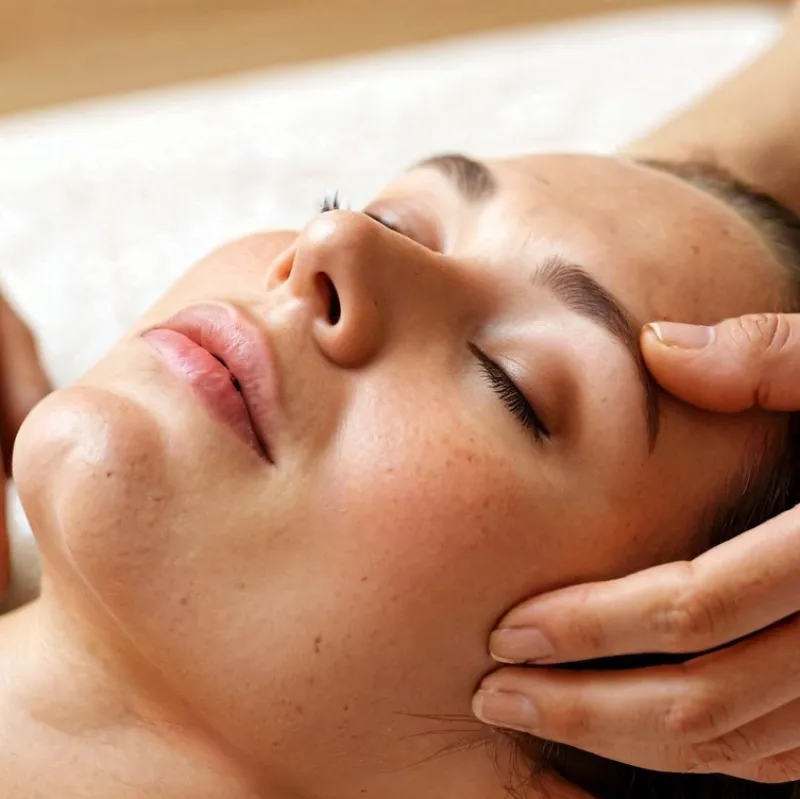 Massage profond du visage